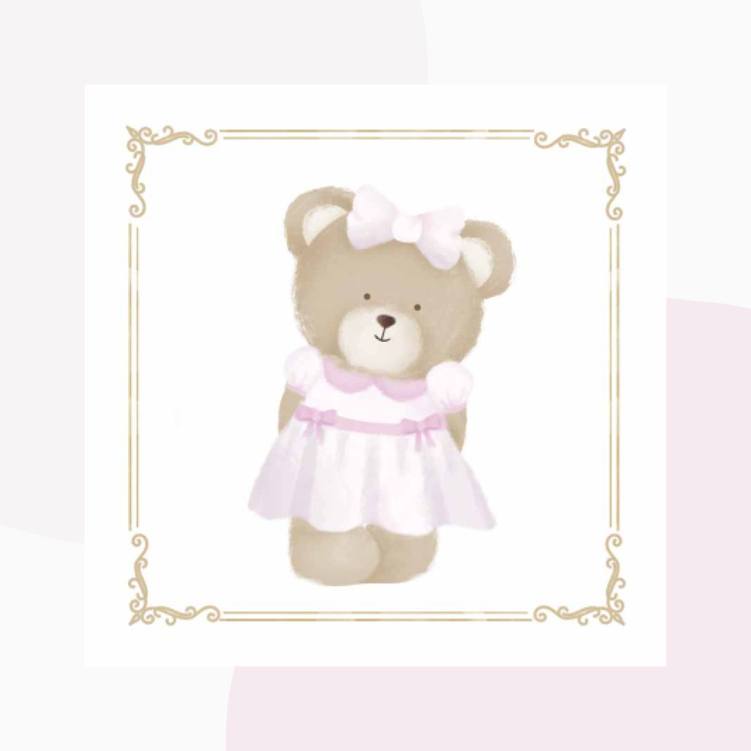 Pôster Adesivo Ursinha