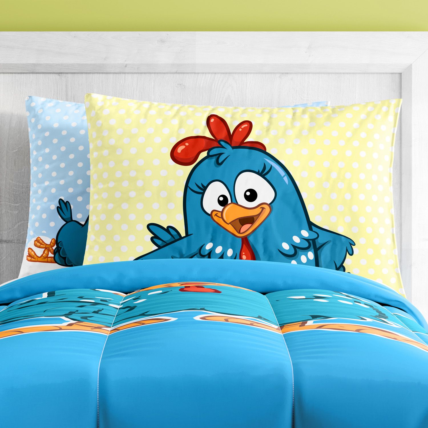 Kit Cama Infantil Solteiro Galinha Pintadinha