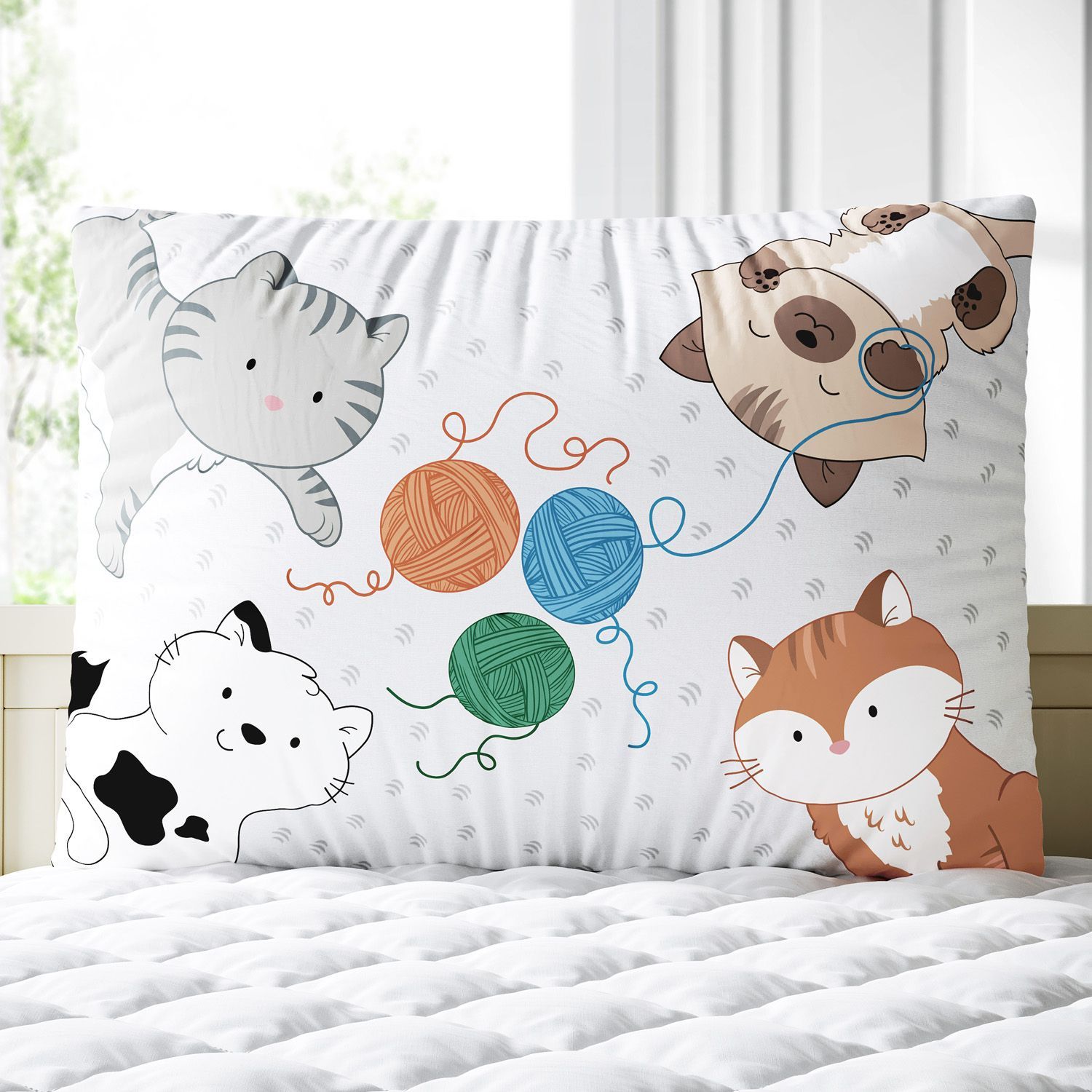 Kit Berço Trança Gatinhos