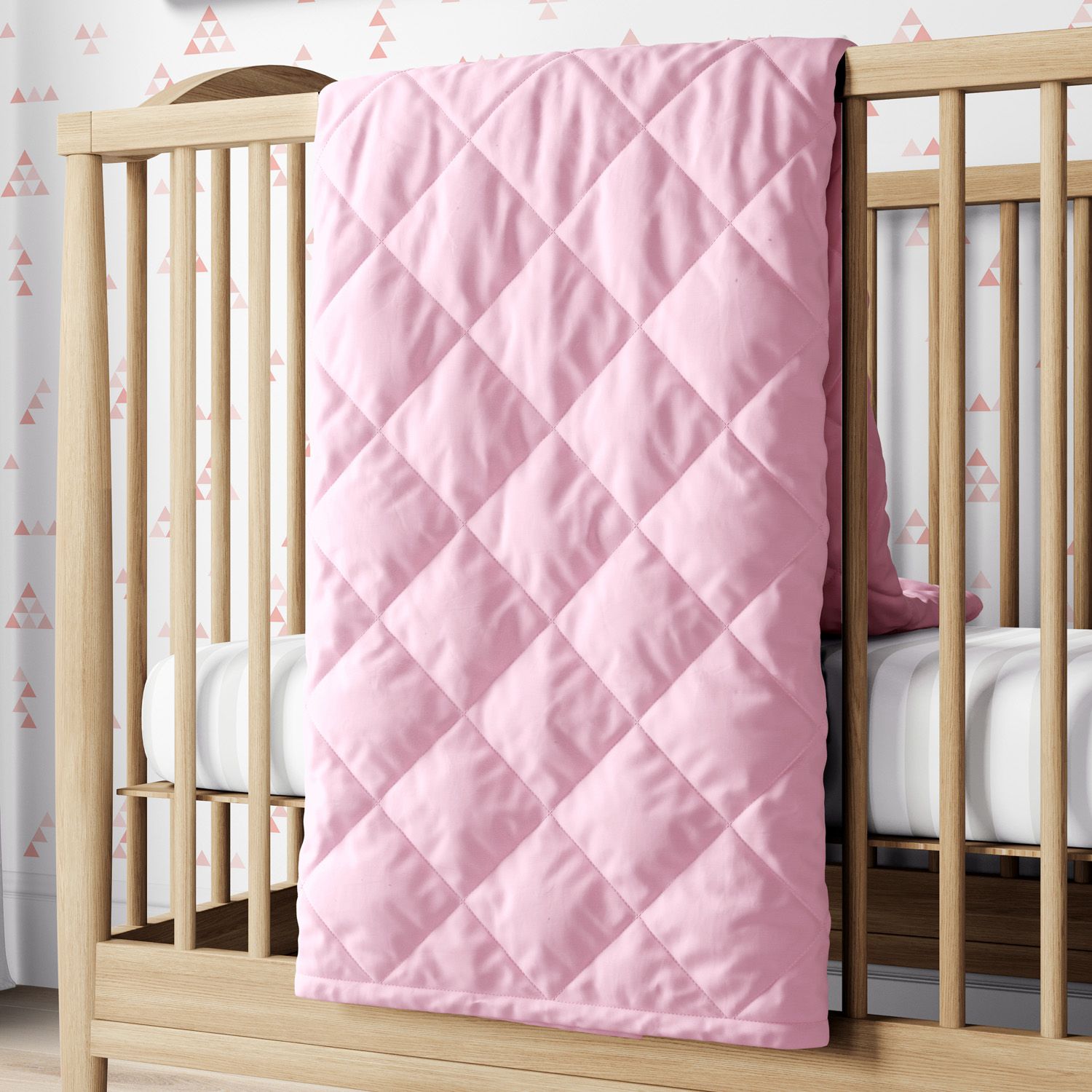 Edredom de Berço Rosa Chiclete