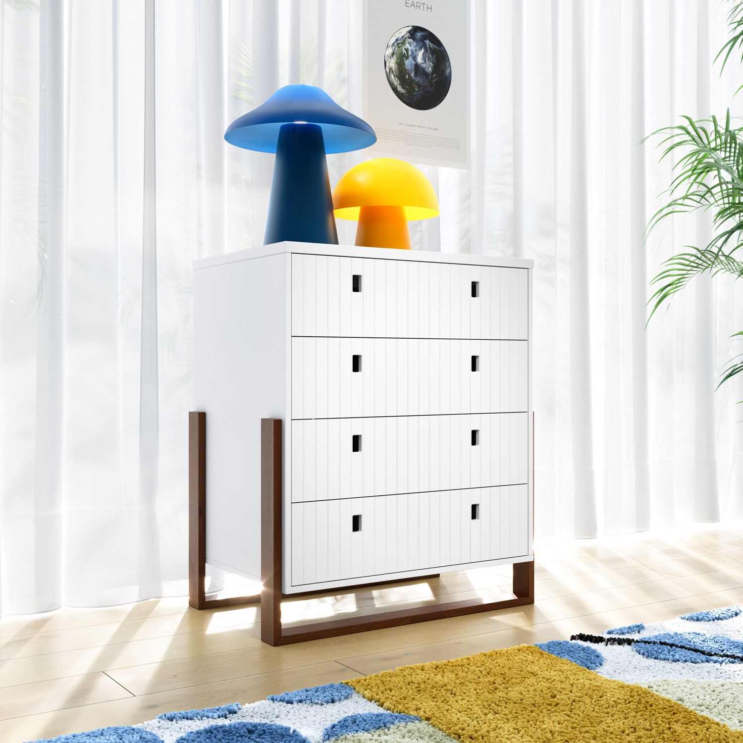 Cômoda Infantil Branco Dominó