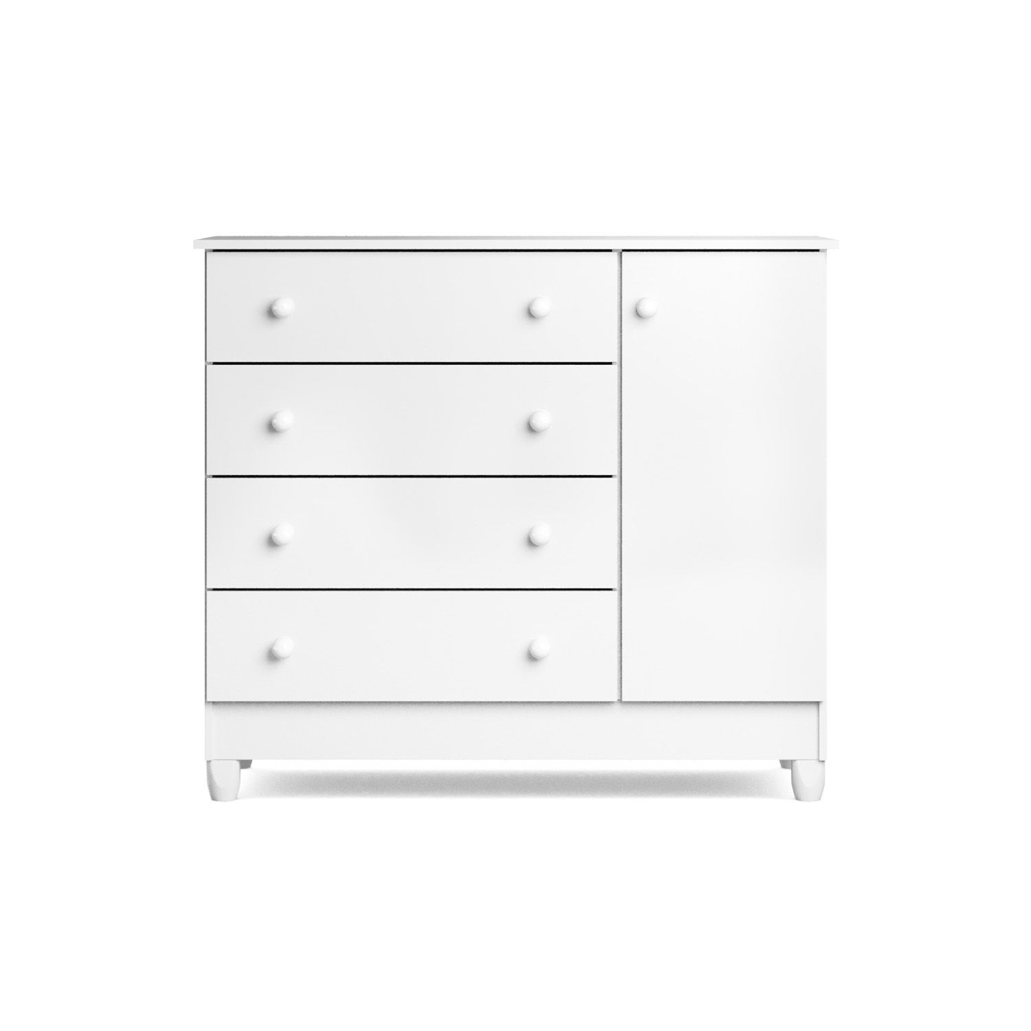 Cômoda Infantil Branco com Porta Meli