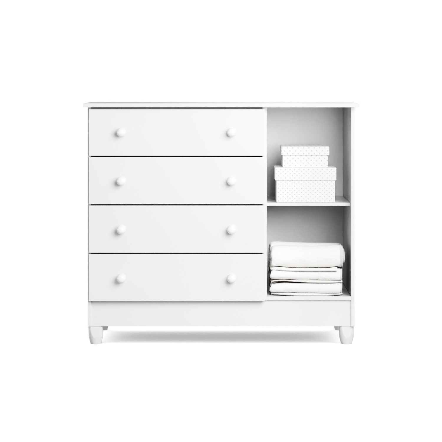 Cômoda Infantil Branco com Porta Meli