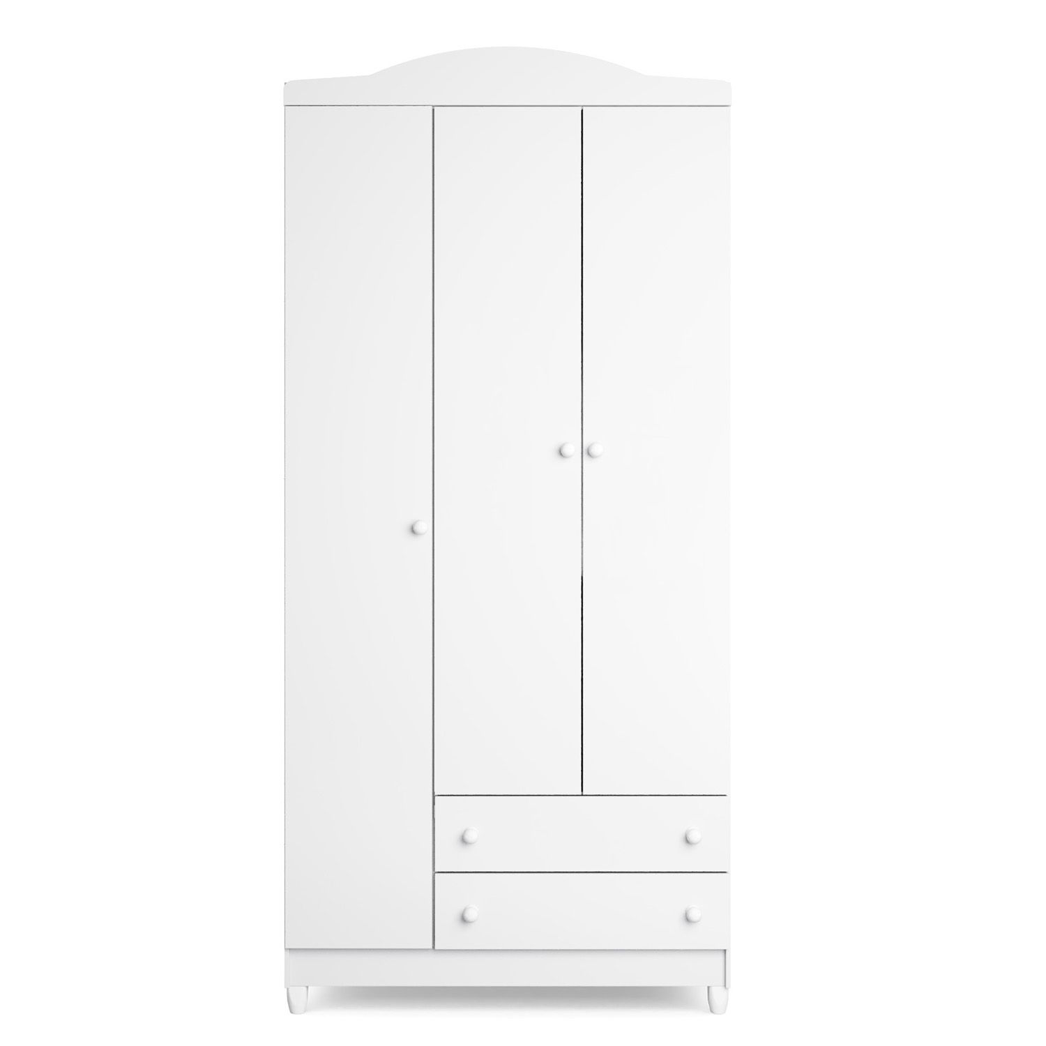 Guarda Roupa Infantil Branco 3 Portas Meli