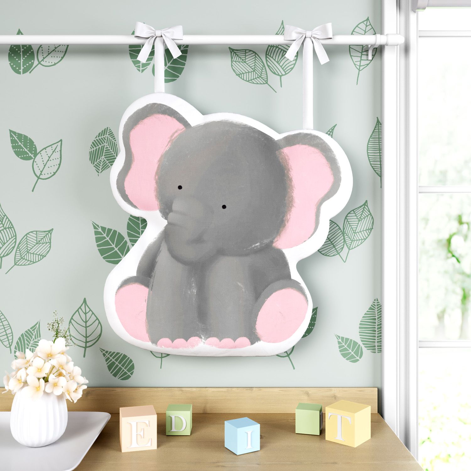 Porta Fraldas Amiguinho Elefante Aquarela
