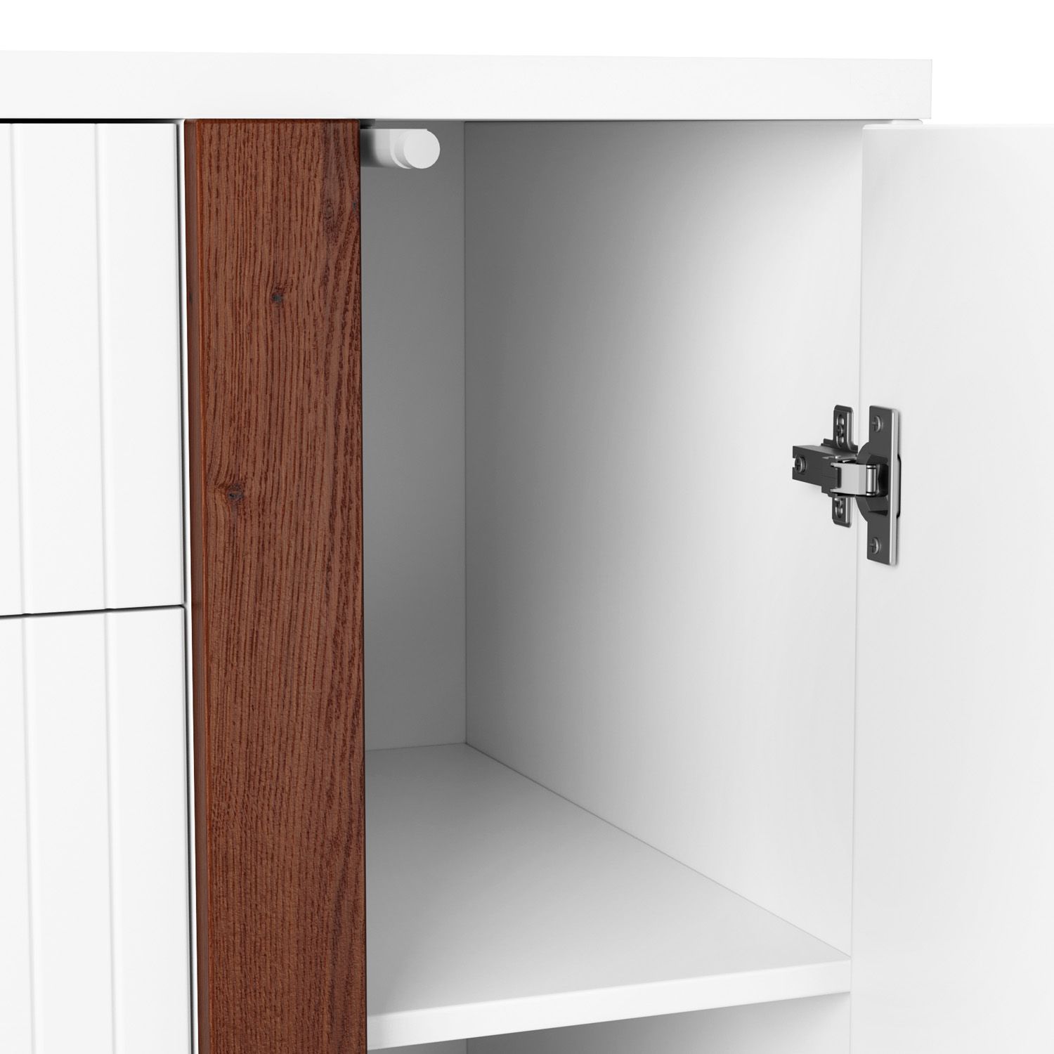 Cômoda Infantil Branco com Porta Dominó