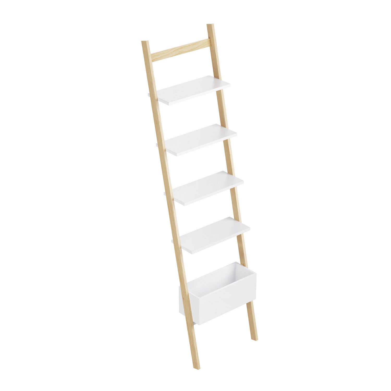 Estante Escada Decorativa Branco Sambalelê