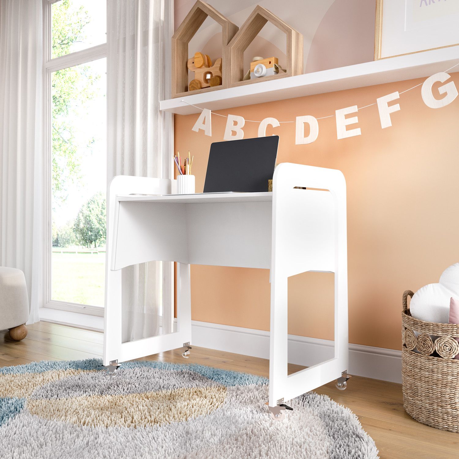 Mini Berço Branco Moisés + Mini Colchão Brinde