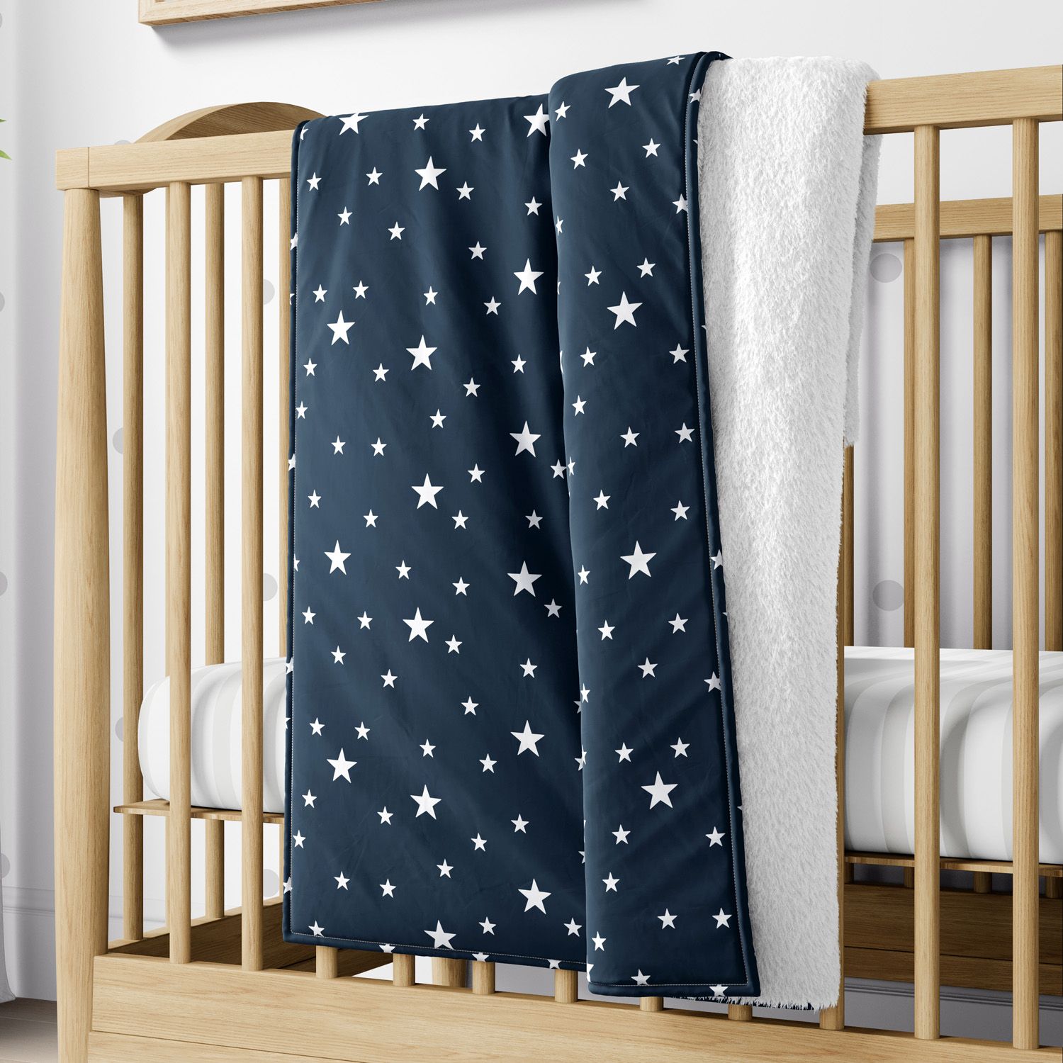 Cobertor Dupla Face com Soft Estrelinhas Rosa 1M