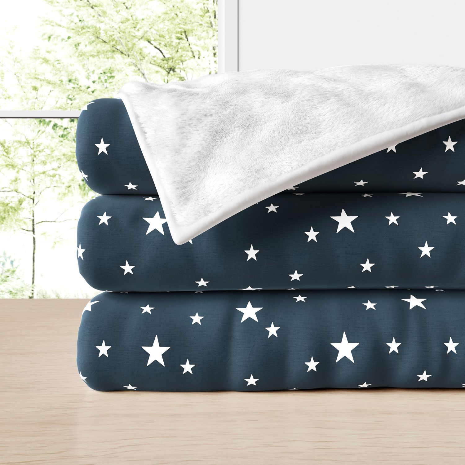 Cobertor Dupla Face com Soft Estrelinhas Rosa 1M