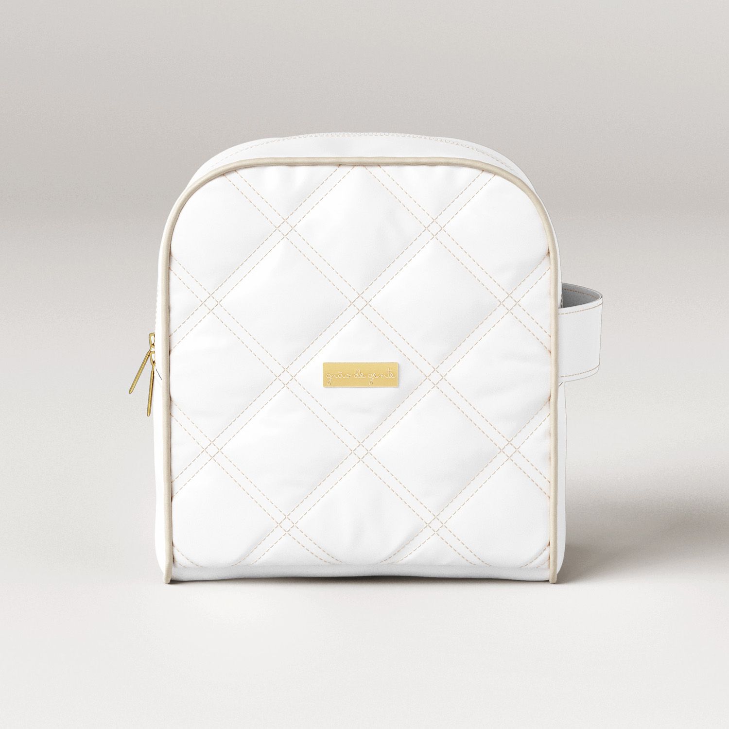 Necessaire Branco Luxo 21cm