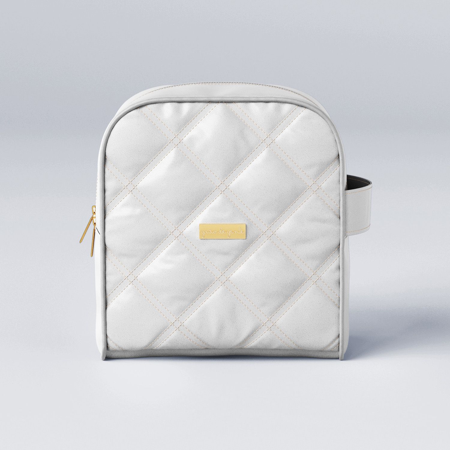 Necessaire Branco Luxo 21cm