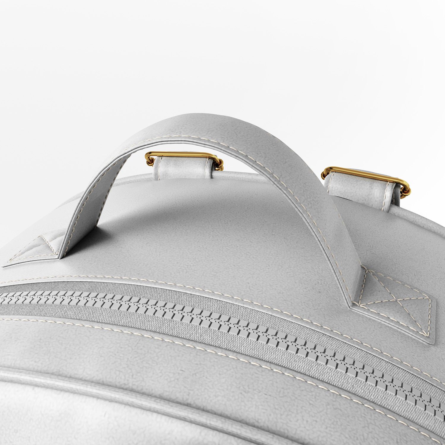 Mochila Maternidade Azul Marinho e Bege Luxo 36cm