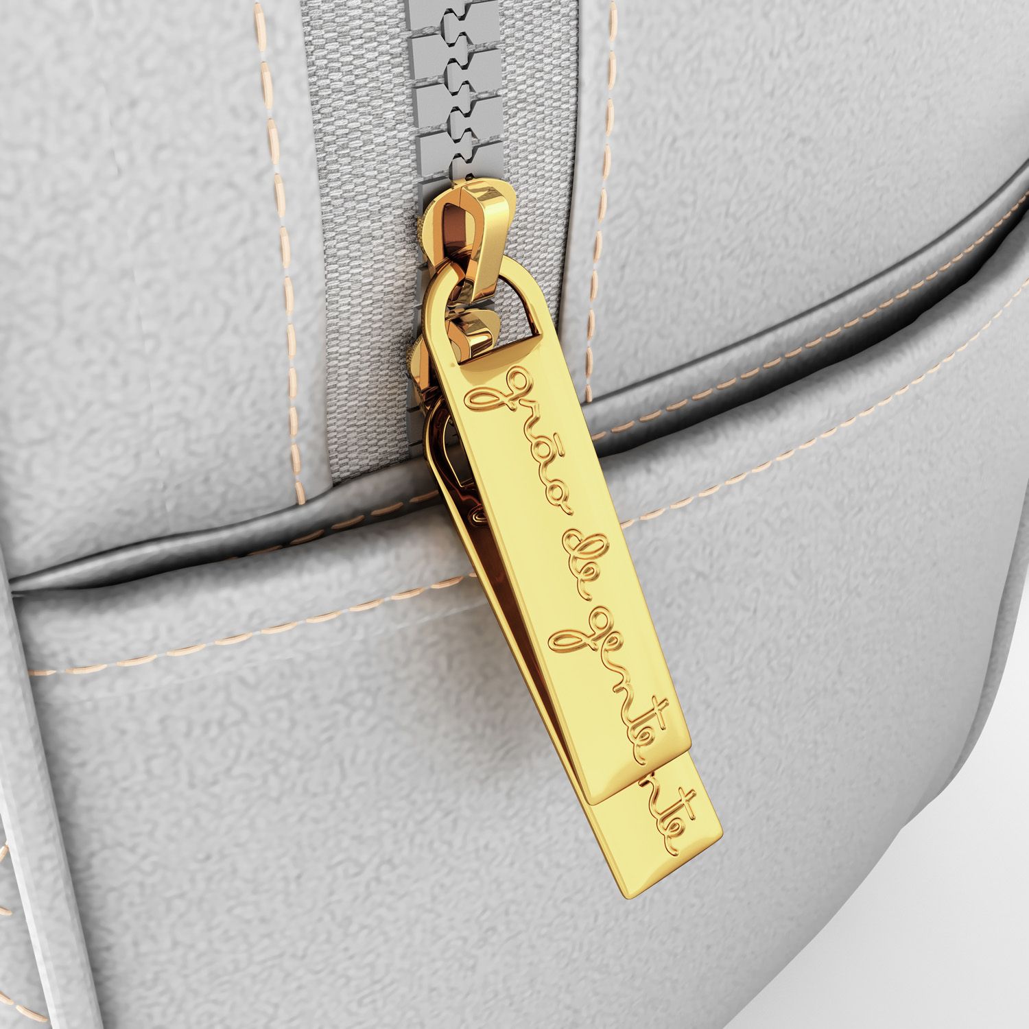 Mochila Maternidade Azul Marinho e Bege Luxo 36cm