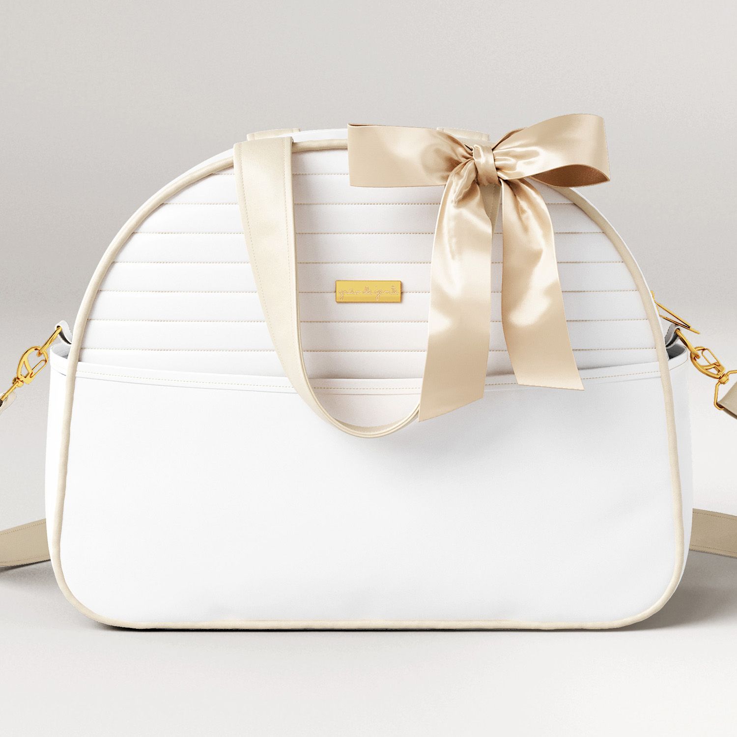 Bolsa Maternidade Clássica Branca 38cm