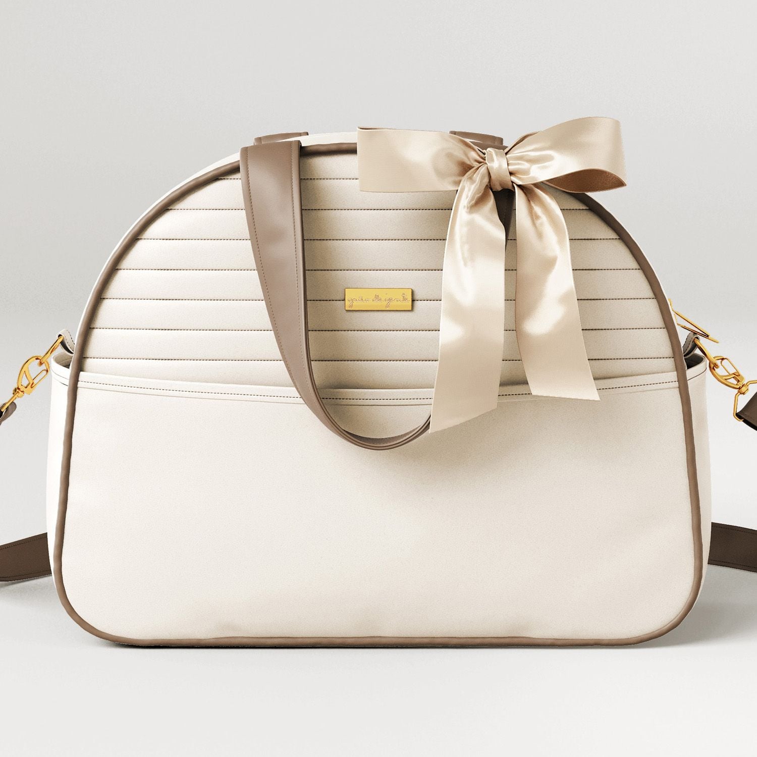 Bolsa Maternidade Clássica Branca 38cm