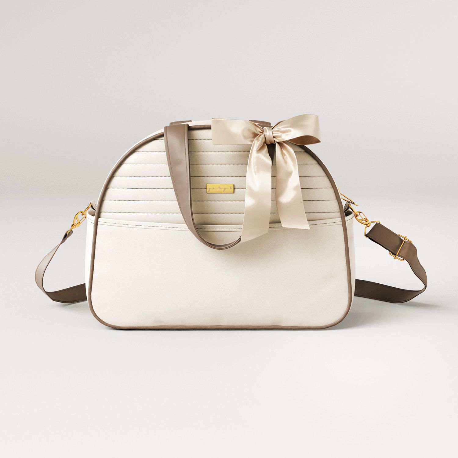 Bolsa Maternidade Clássica Branca 38cm