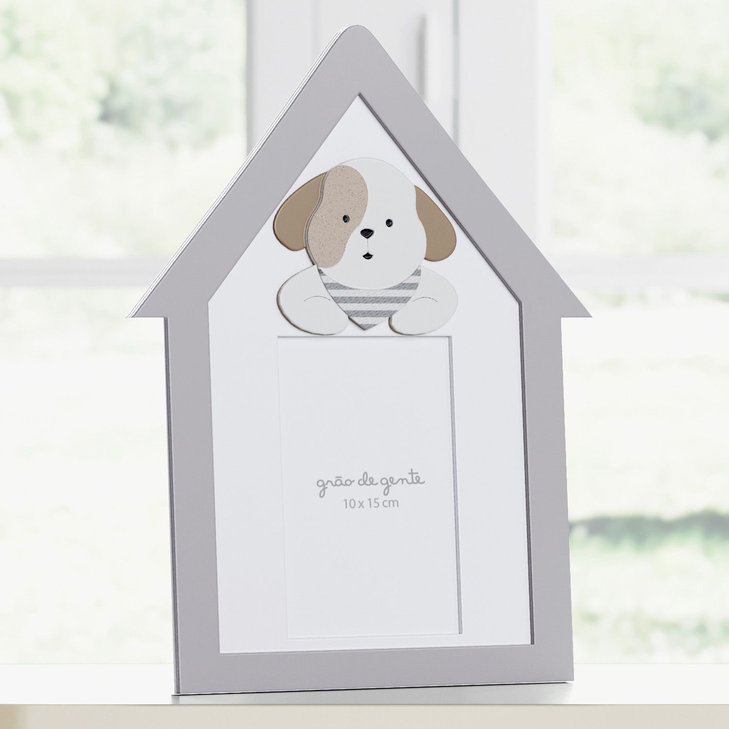 Porta Retrato MDF Cachorrinhos 10cm x 15cm