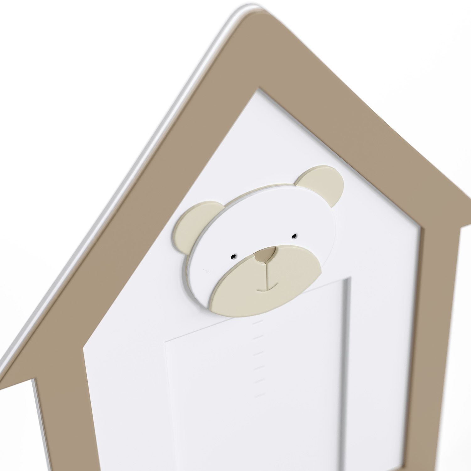 Porta Retrato MDF Branco Clássico 10cm x 15cm