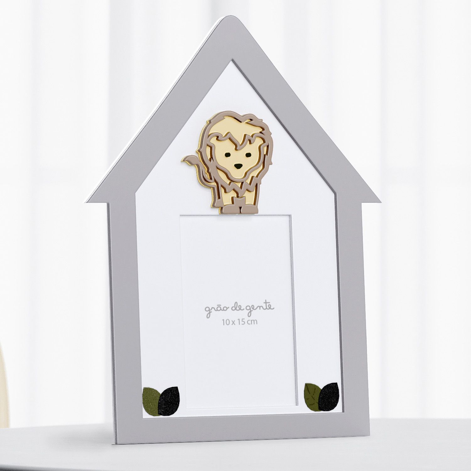 Porta Retrato MDF Safári Baby 10cm x 15cm