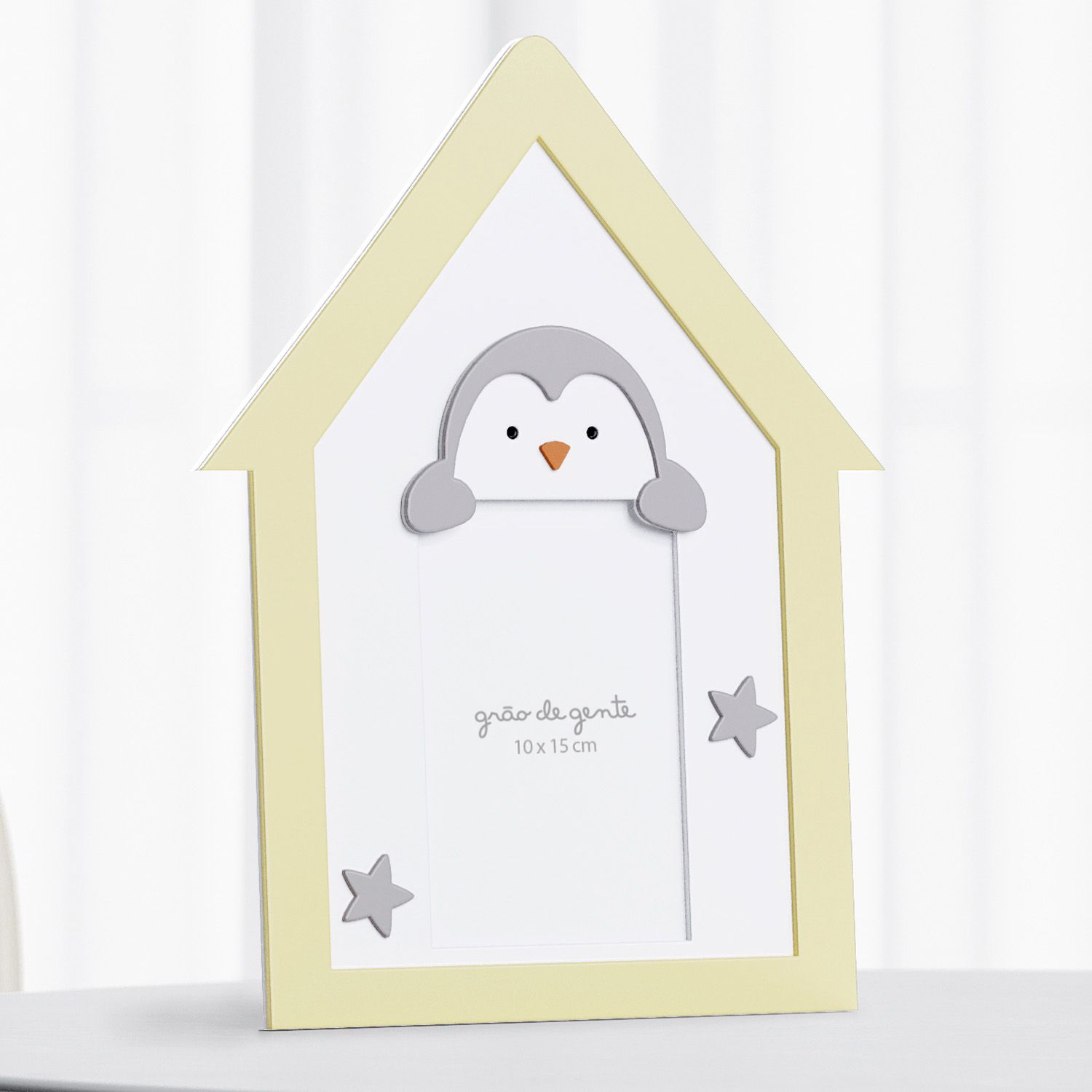 Porta Retrato MDF Arca dos Bichinhos 10cm x 15cm