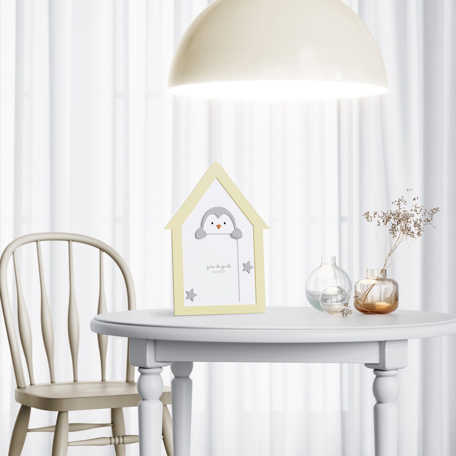 Porta Retrato MDF Arca dos Bichinhos 10cm x 15cm