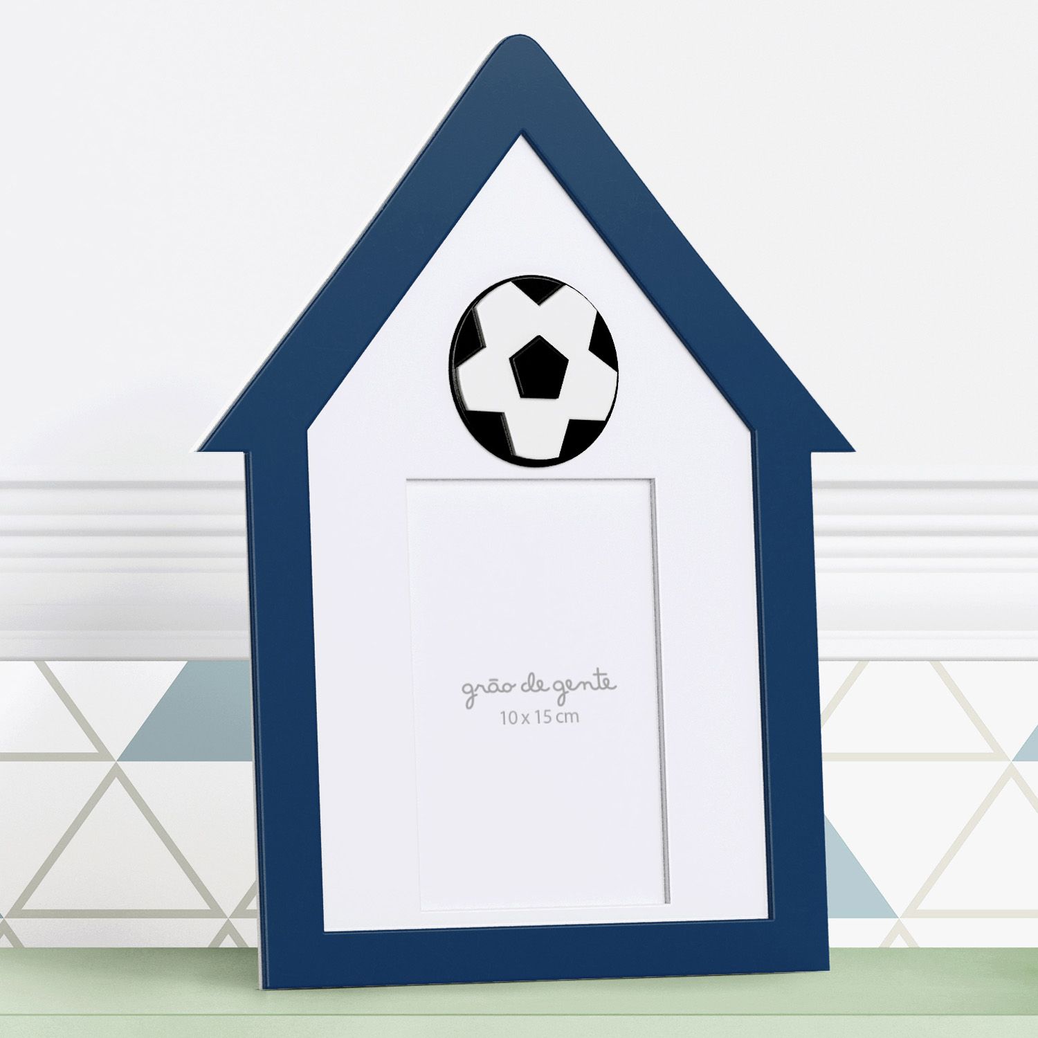 Porta Retrato MDF Futebol 10cm x 15cm