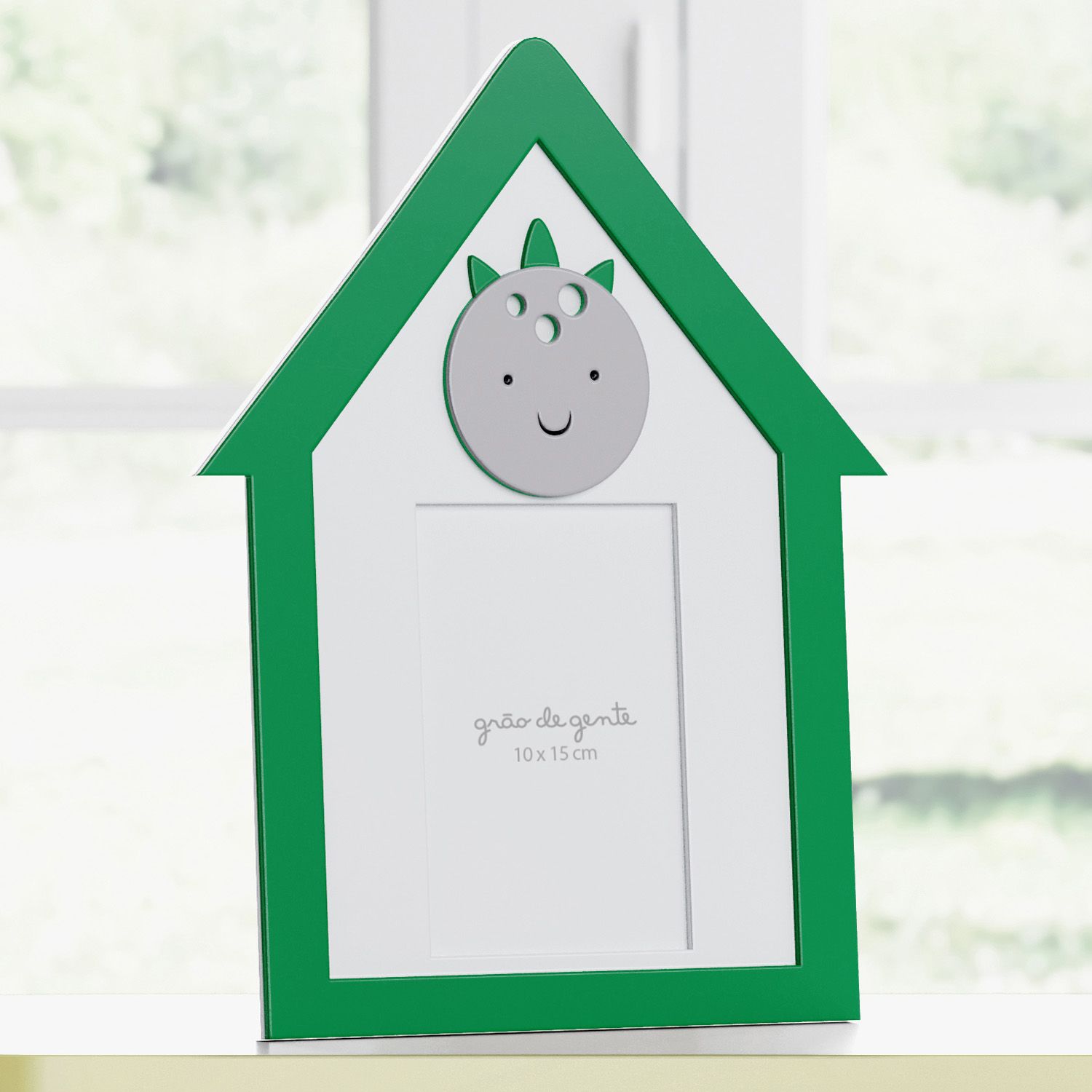 Porta Retrato MDF Amiguinhos Dino 10cm x 15cm