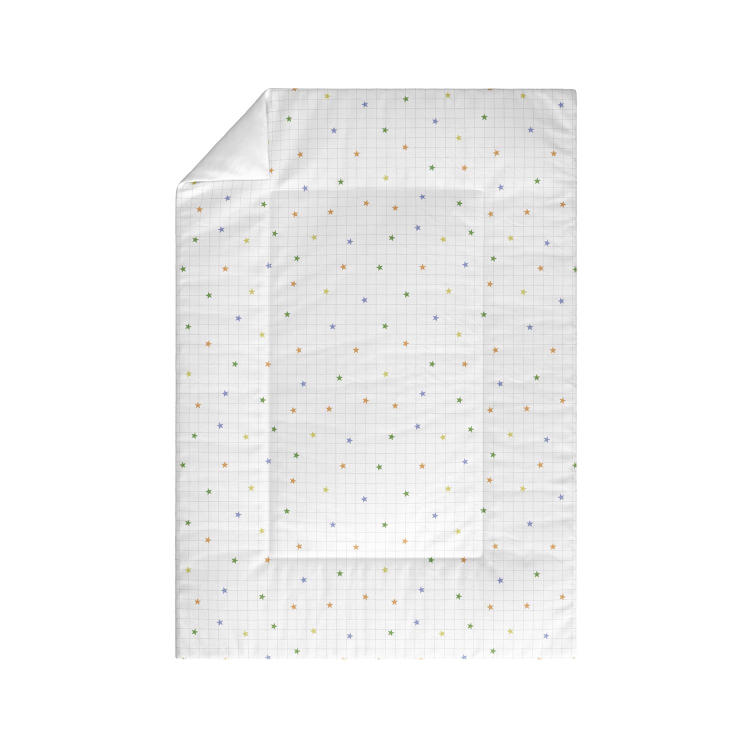 Edredom de Berço Mini Estrelas Coloridas