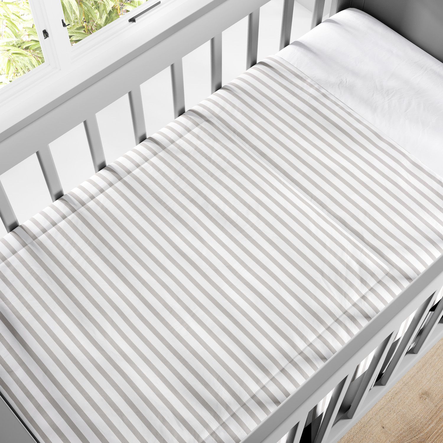 Edredom de Berço Listra Rosa