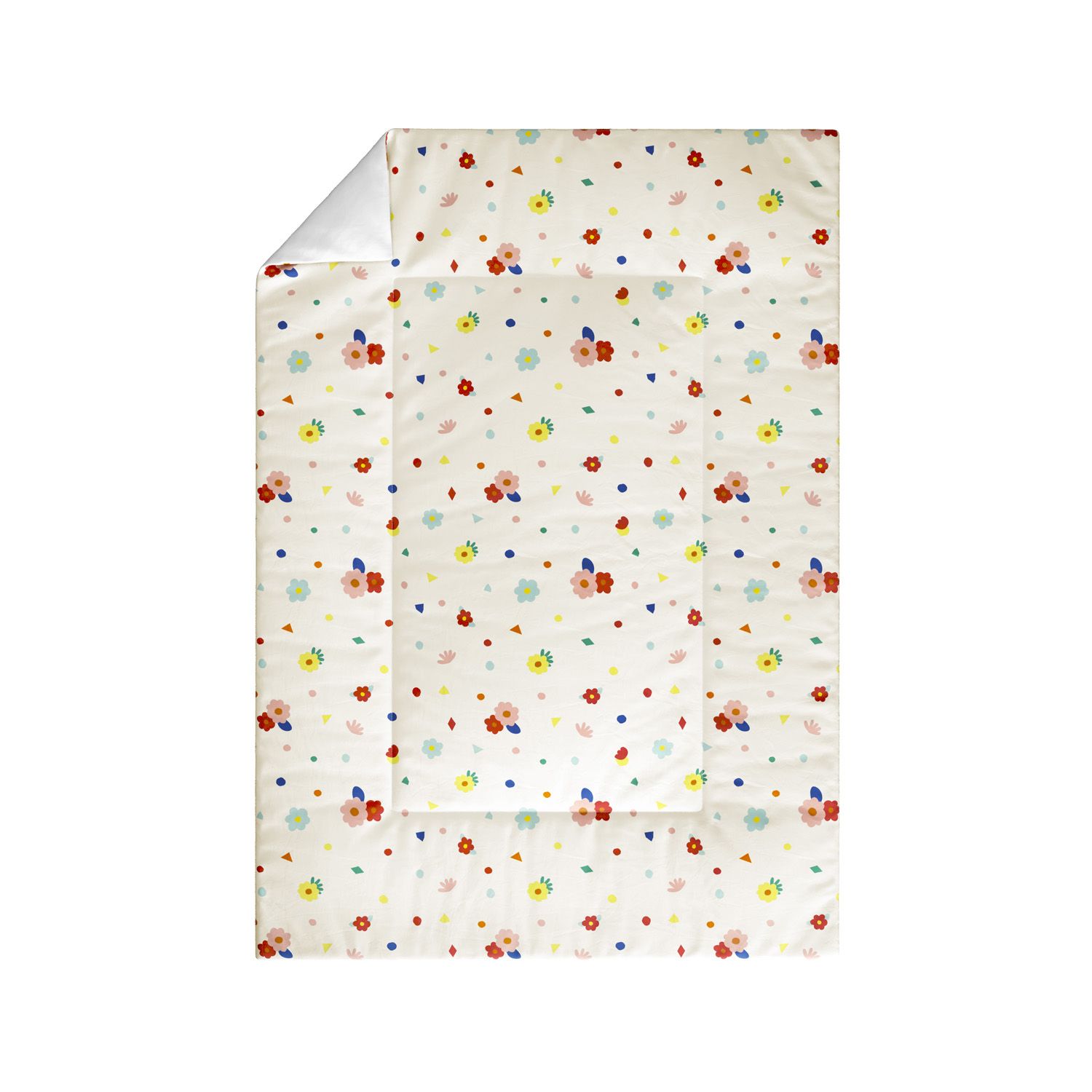 Edredom de Berço Menina Flor