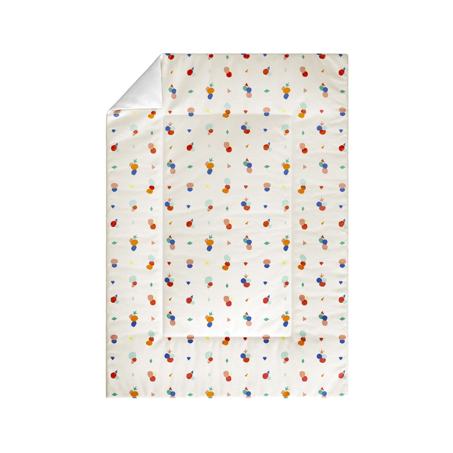 Edredom de Berço Geométrico Vintage