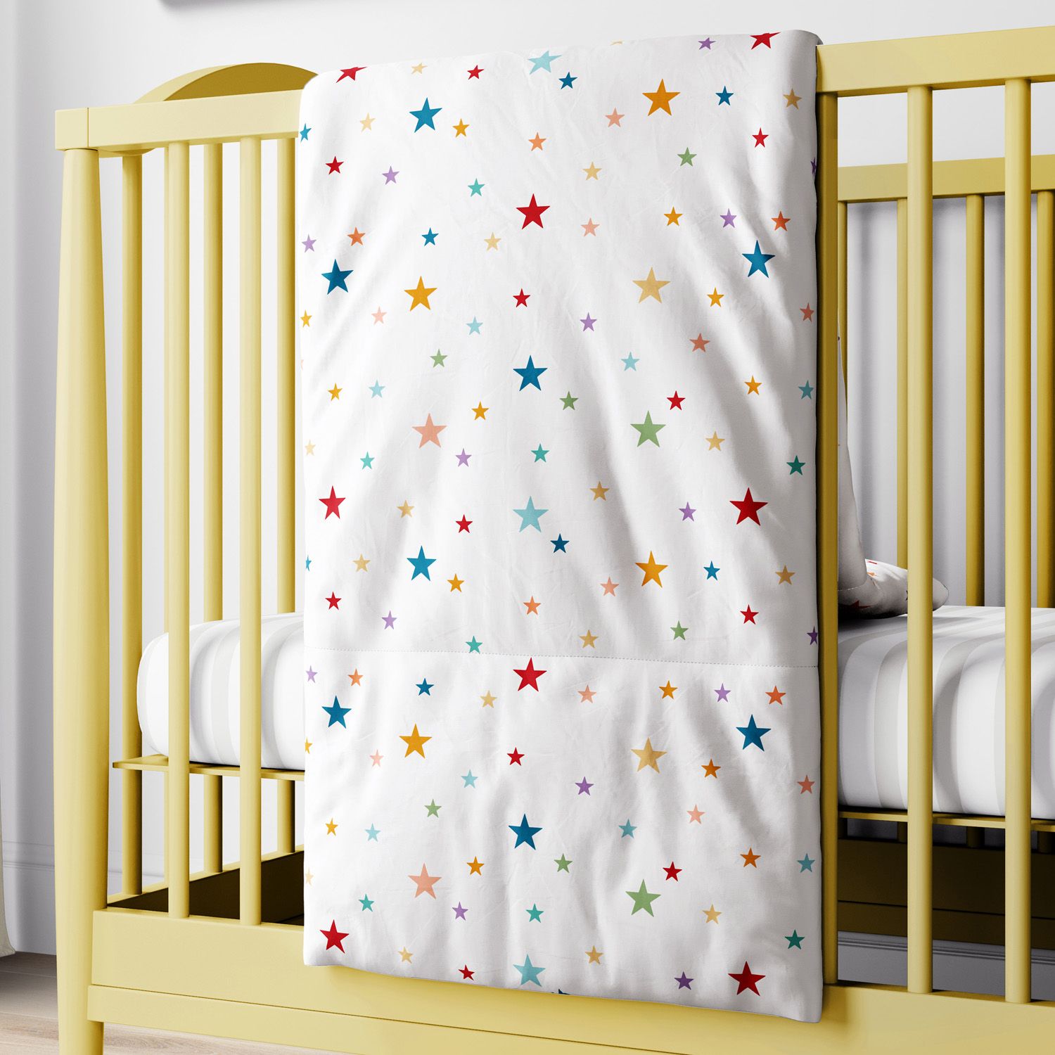 Edredom de Berço Estrelinhas Coloridas