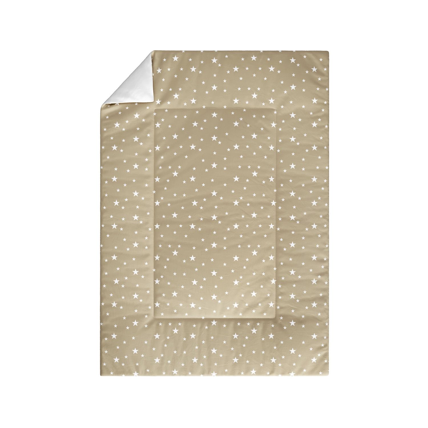 Edredom de Berço Bege Estrela