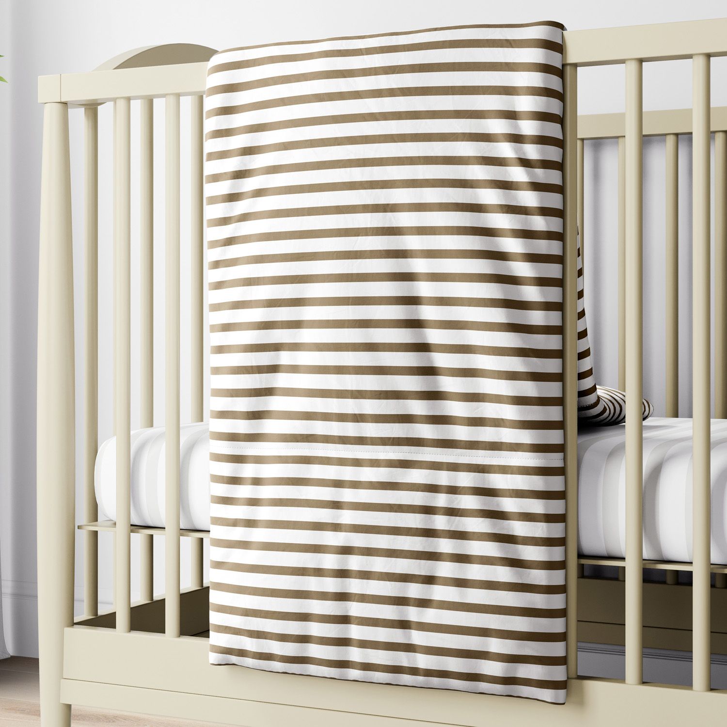 Edredom de Berço Listra Rosa