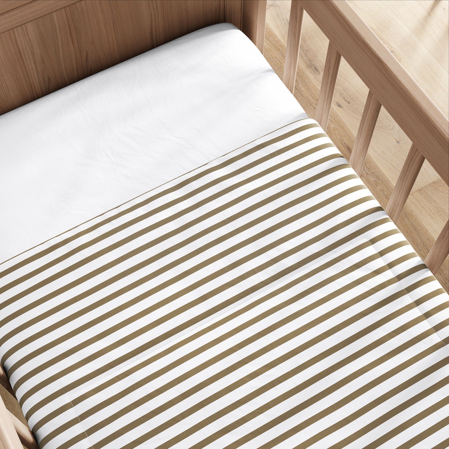 Edredom de Berço Listra Rosa