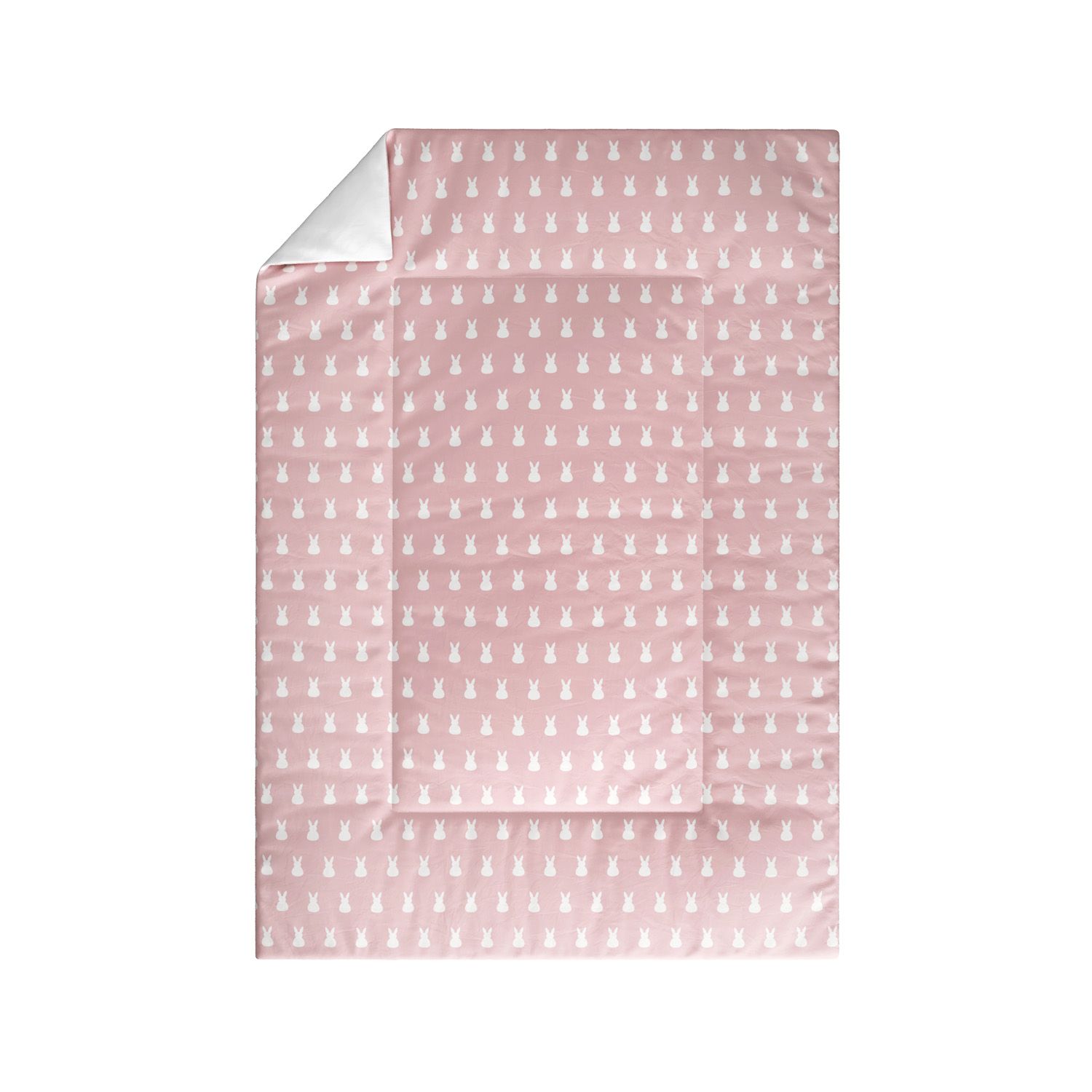 Edredom de Berço Coelhinha Rosa