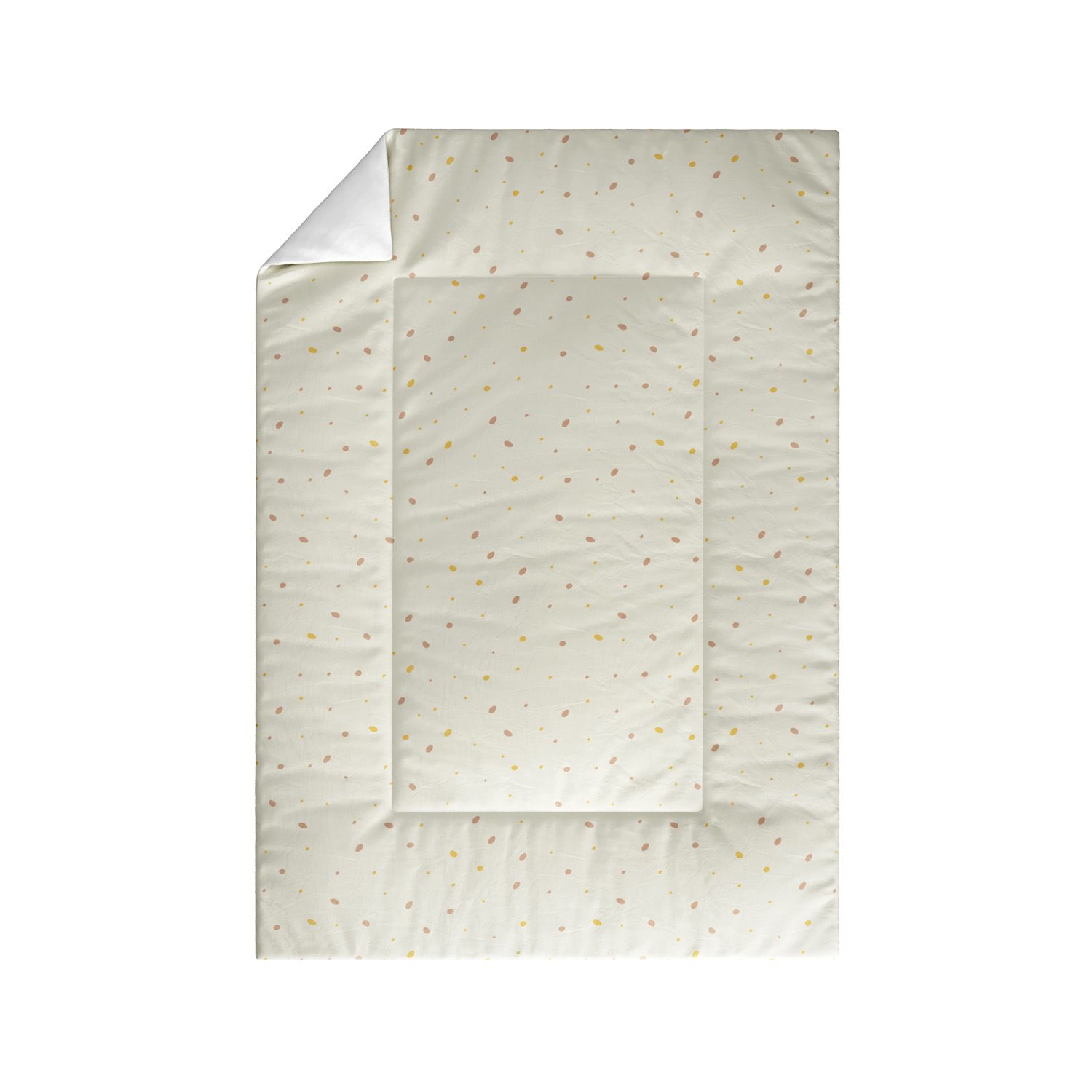 Edredom de Berço Poá Artsy Bege