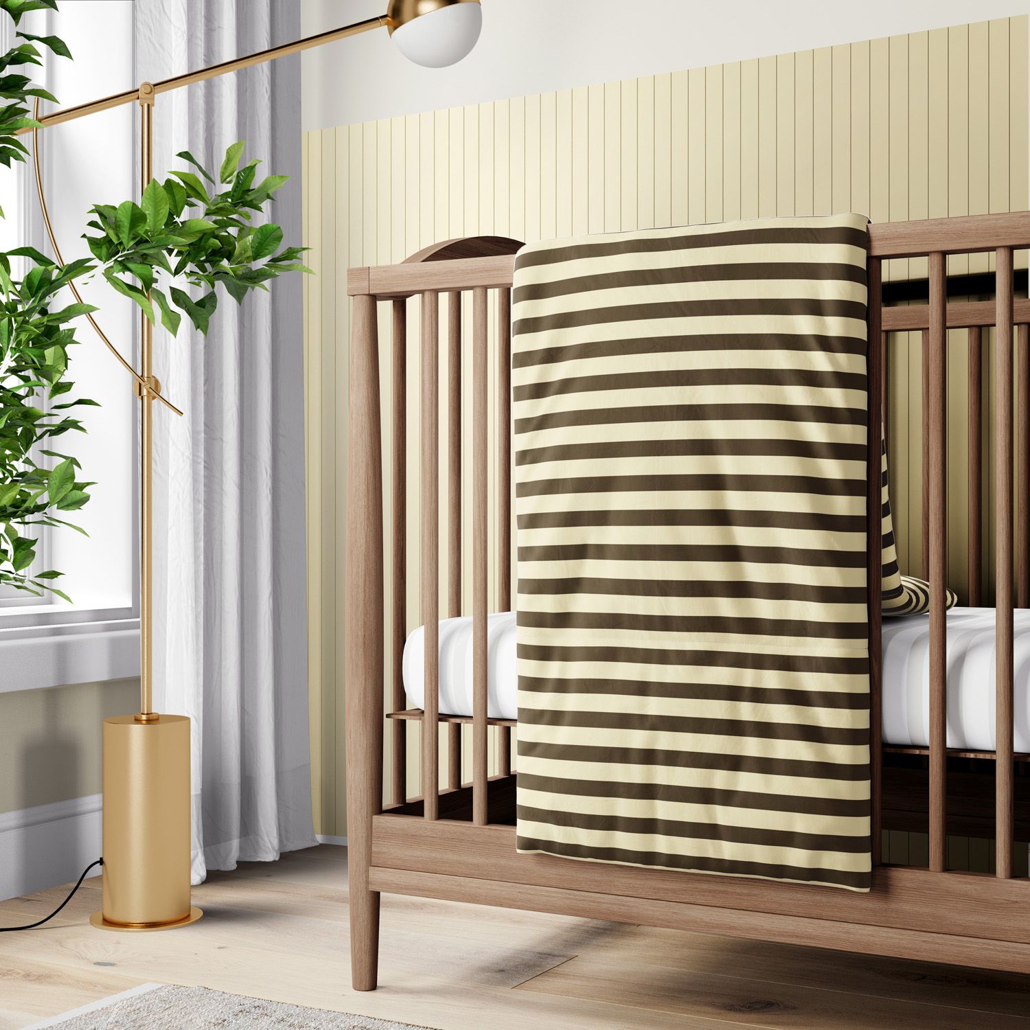 Edredom de Berço Listra Rosa