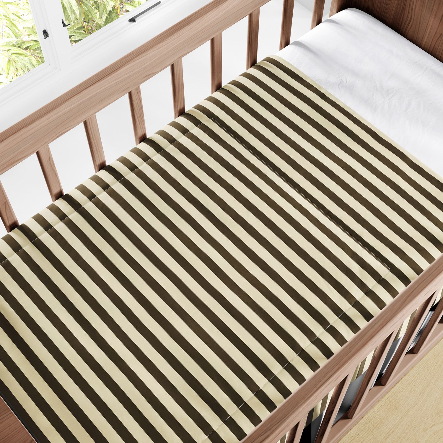 Edredom de Berço Listra Rosa