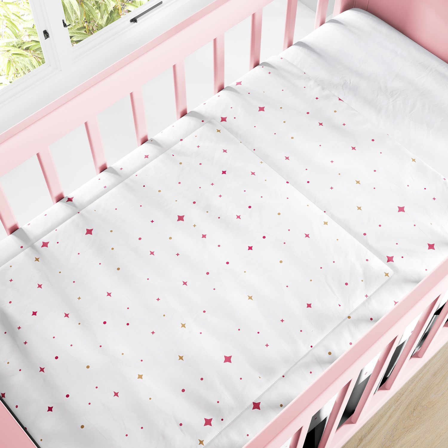 Edredom de Berço Estrela de Belém