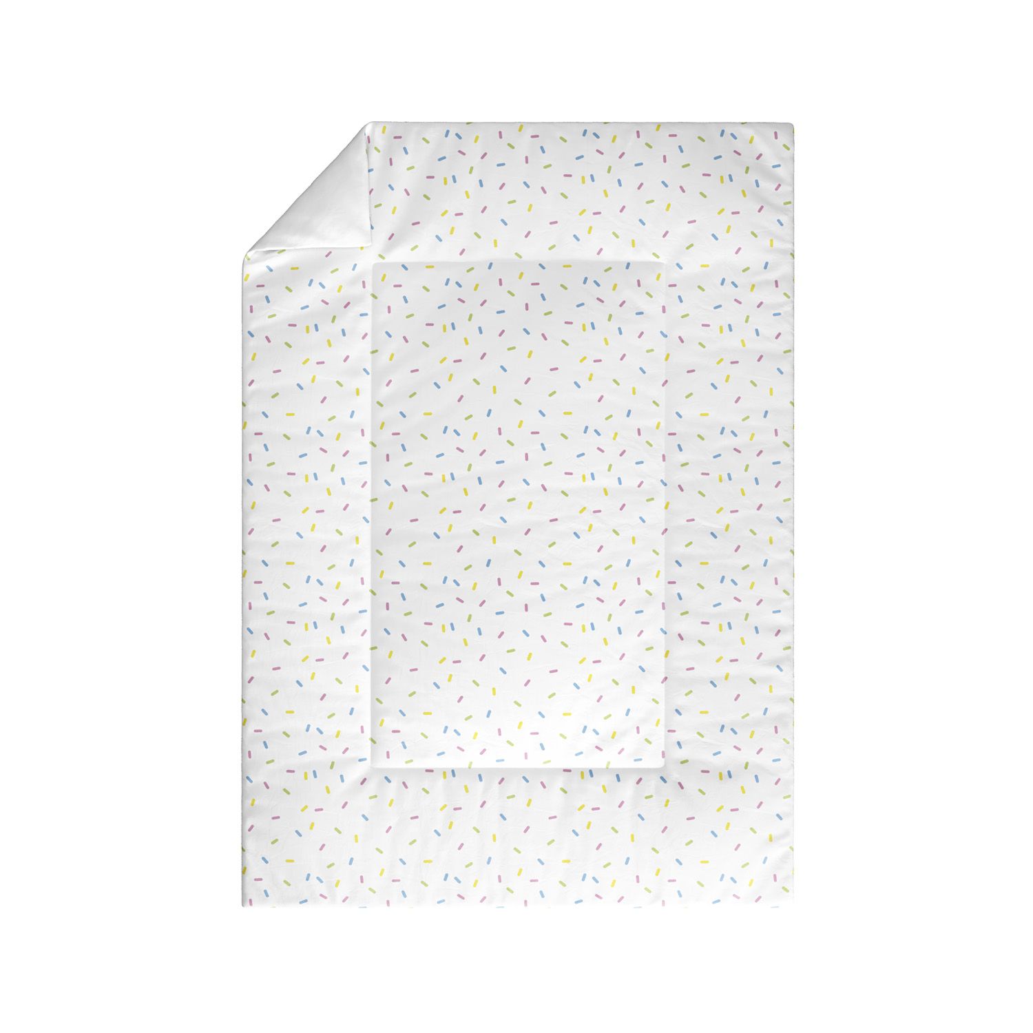 Edredom de Berço Granulado Colorido