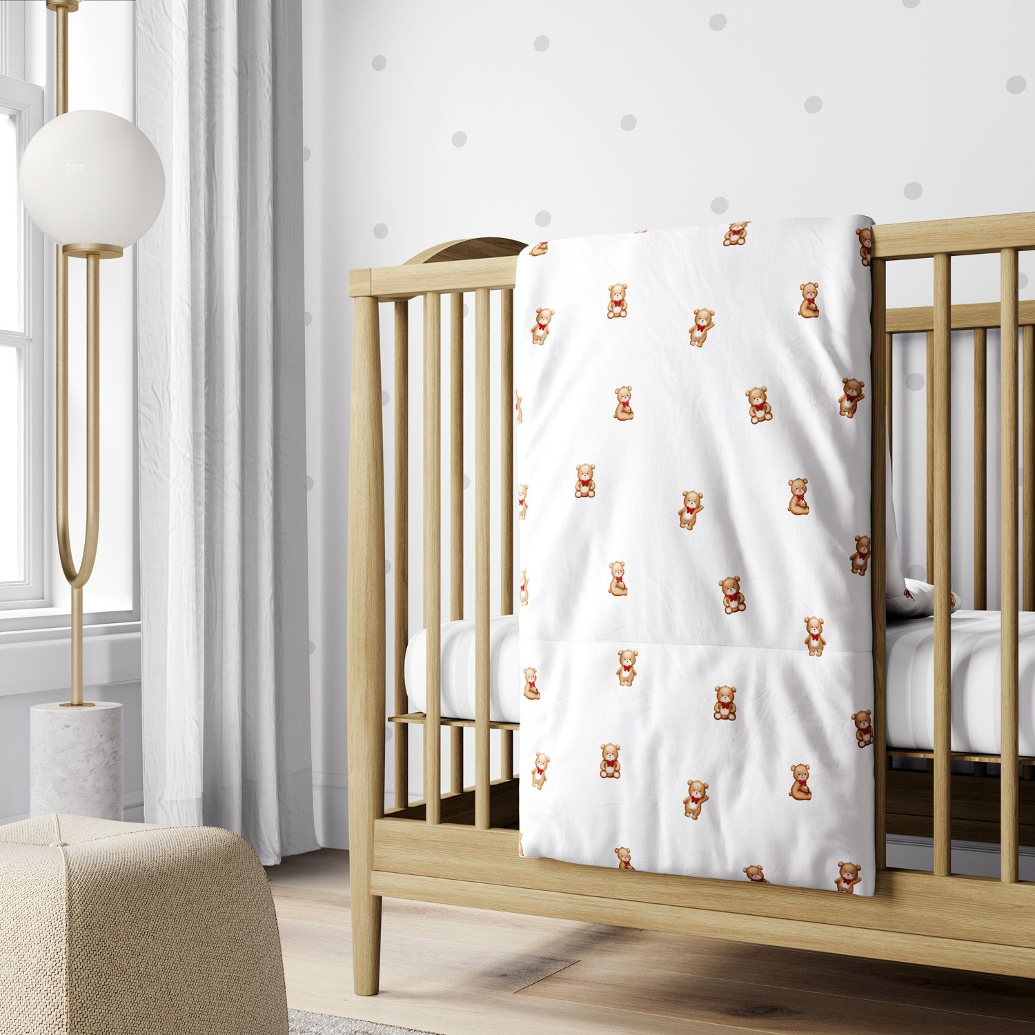 Edredom de Berço Ursinho Vintage