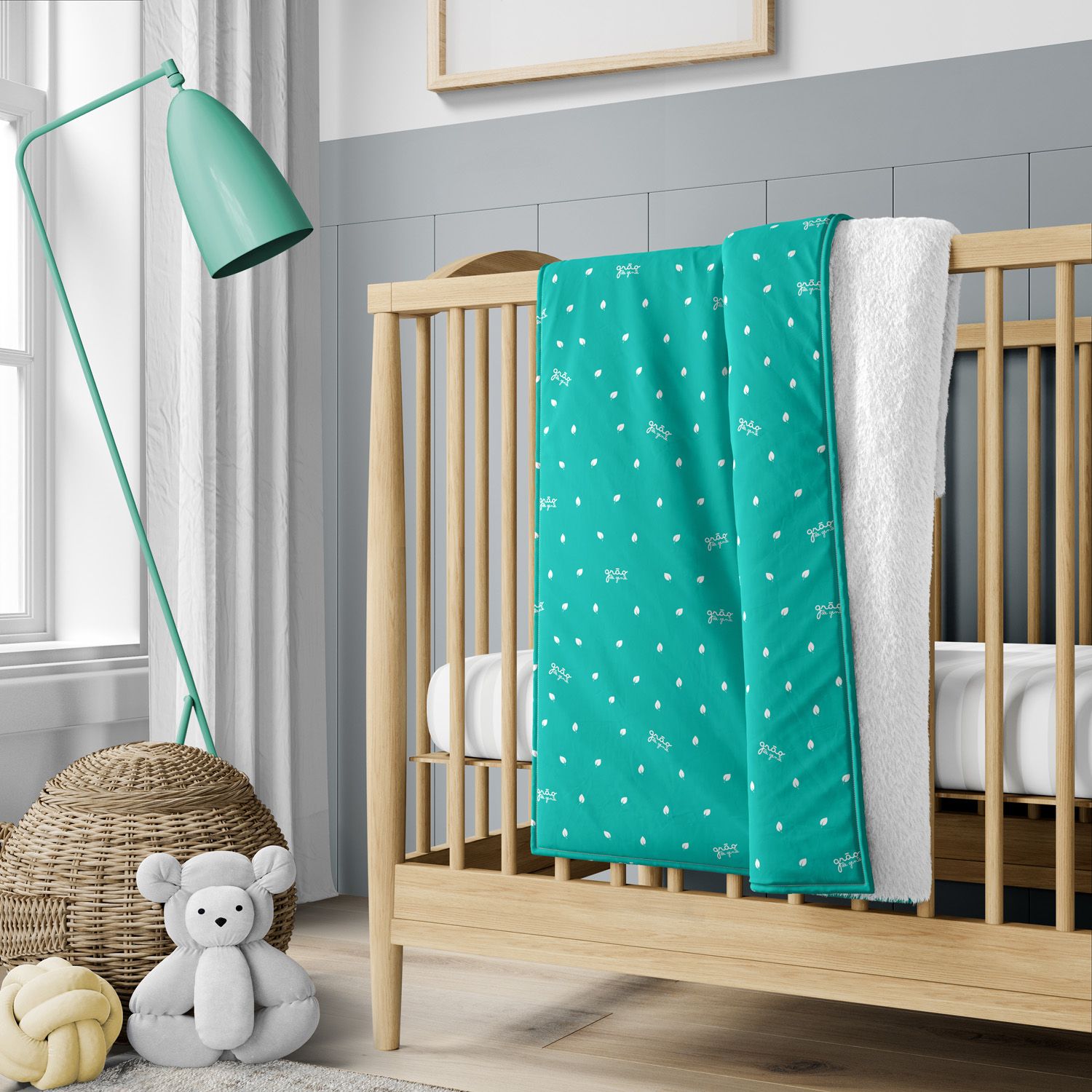 Manta Dupla Face com Soft Grão de Gente 1M