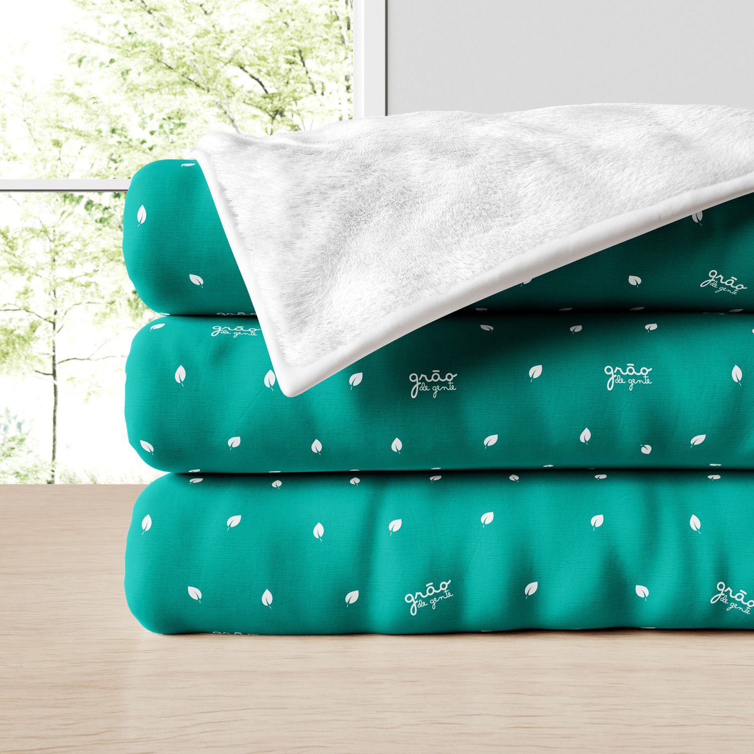 Manta Dupla Face com Soft Grão de Gente 1M