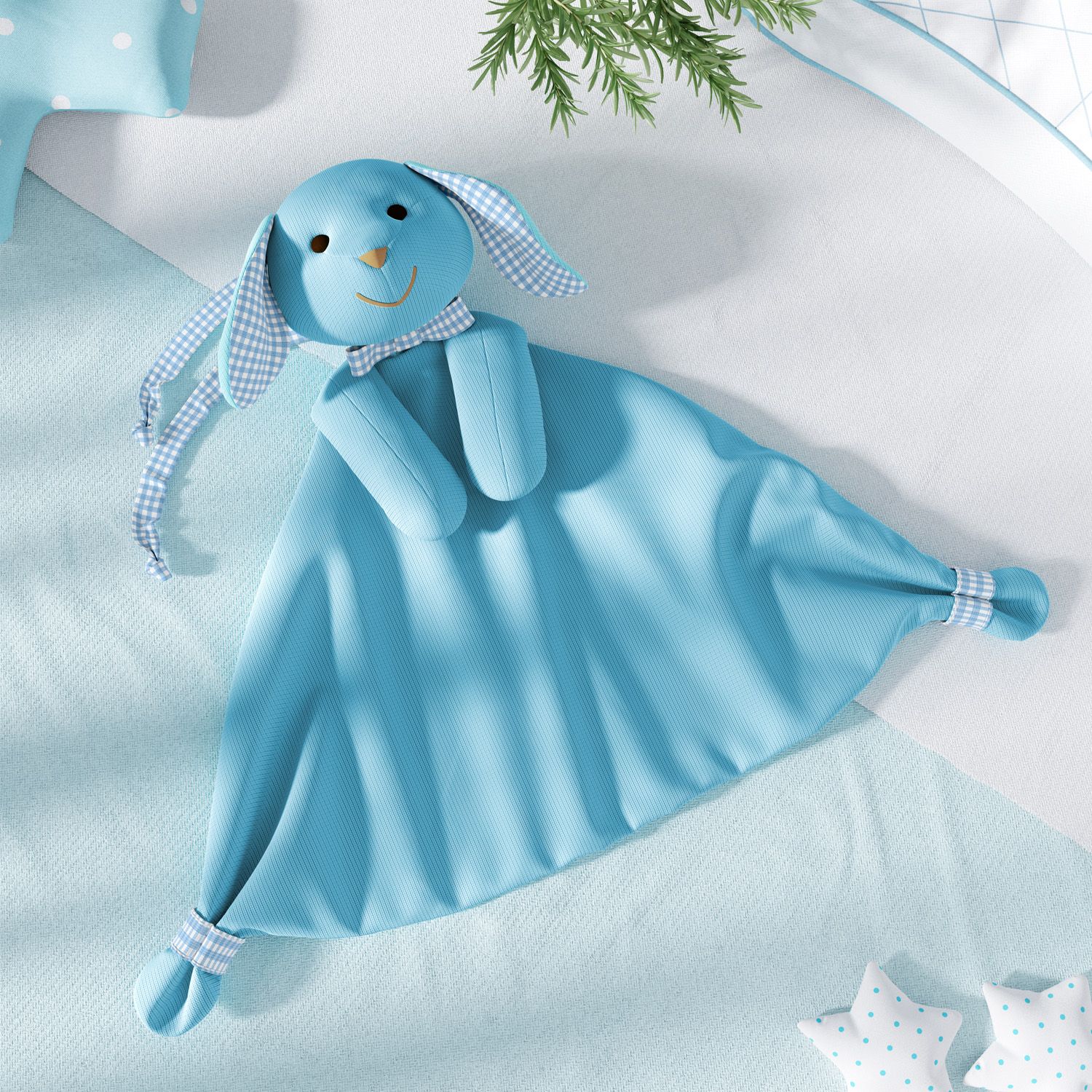 Naninha de Bebê Coelhinho Branco