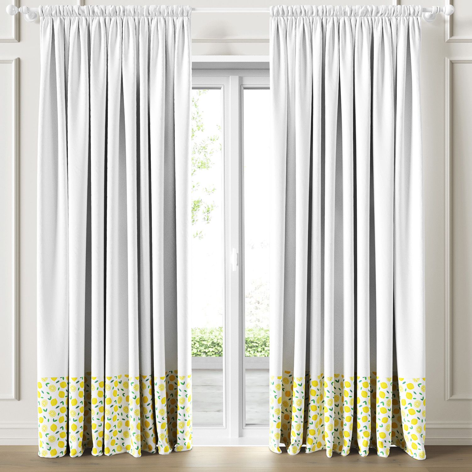 Cortina Infantil e Bebê Limão Siciliano