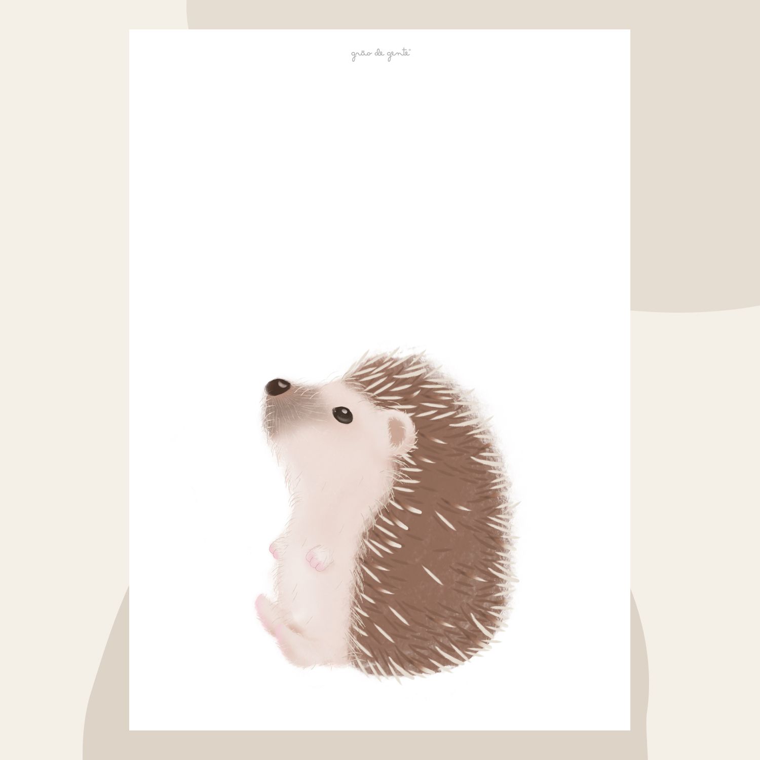 Kit Pôster Adesivo Bichinhos Luxo 4 peças