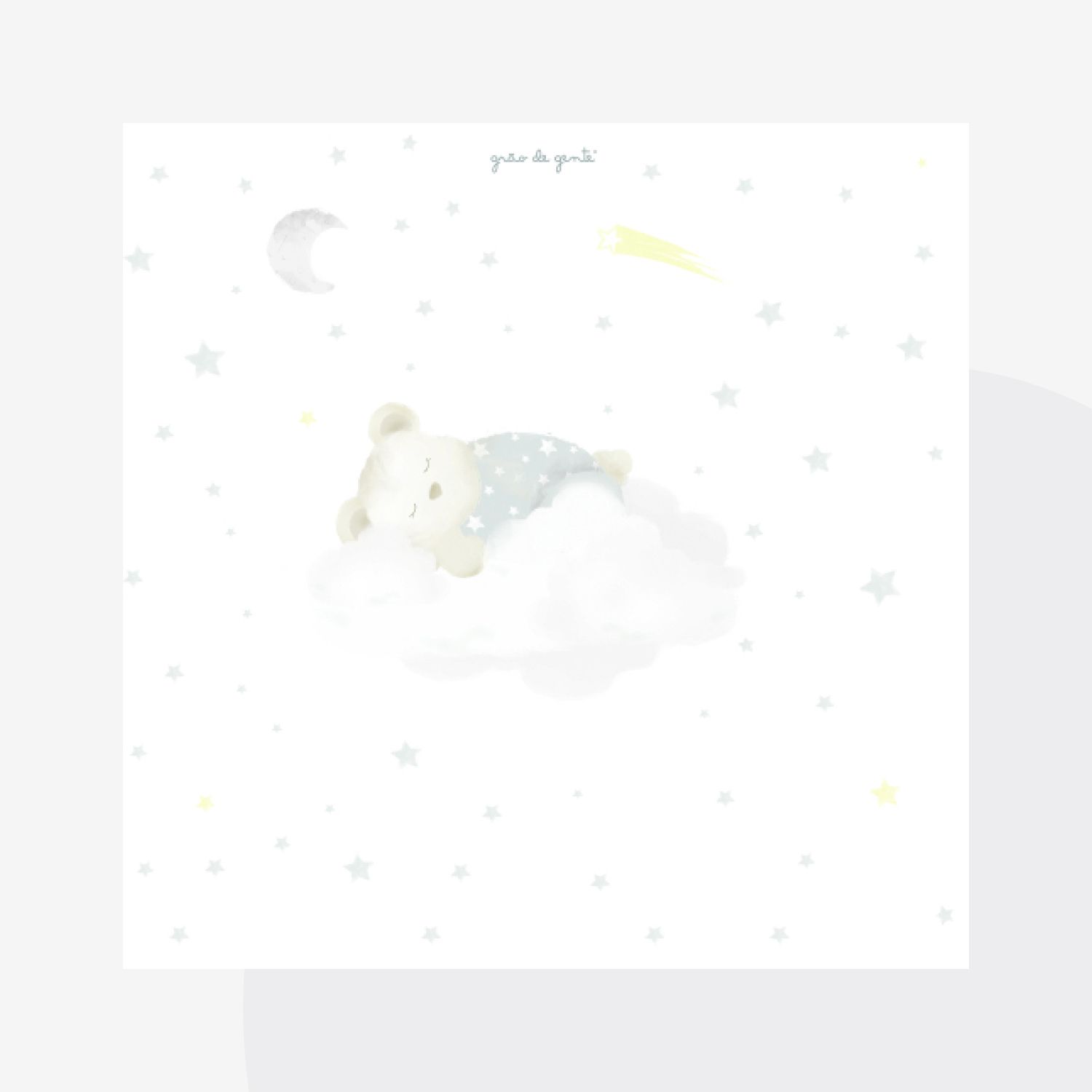 Kit Pôster Adesivo Nuvens 3 peças