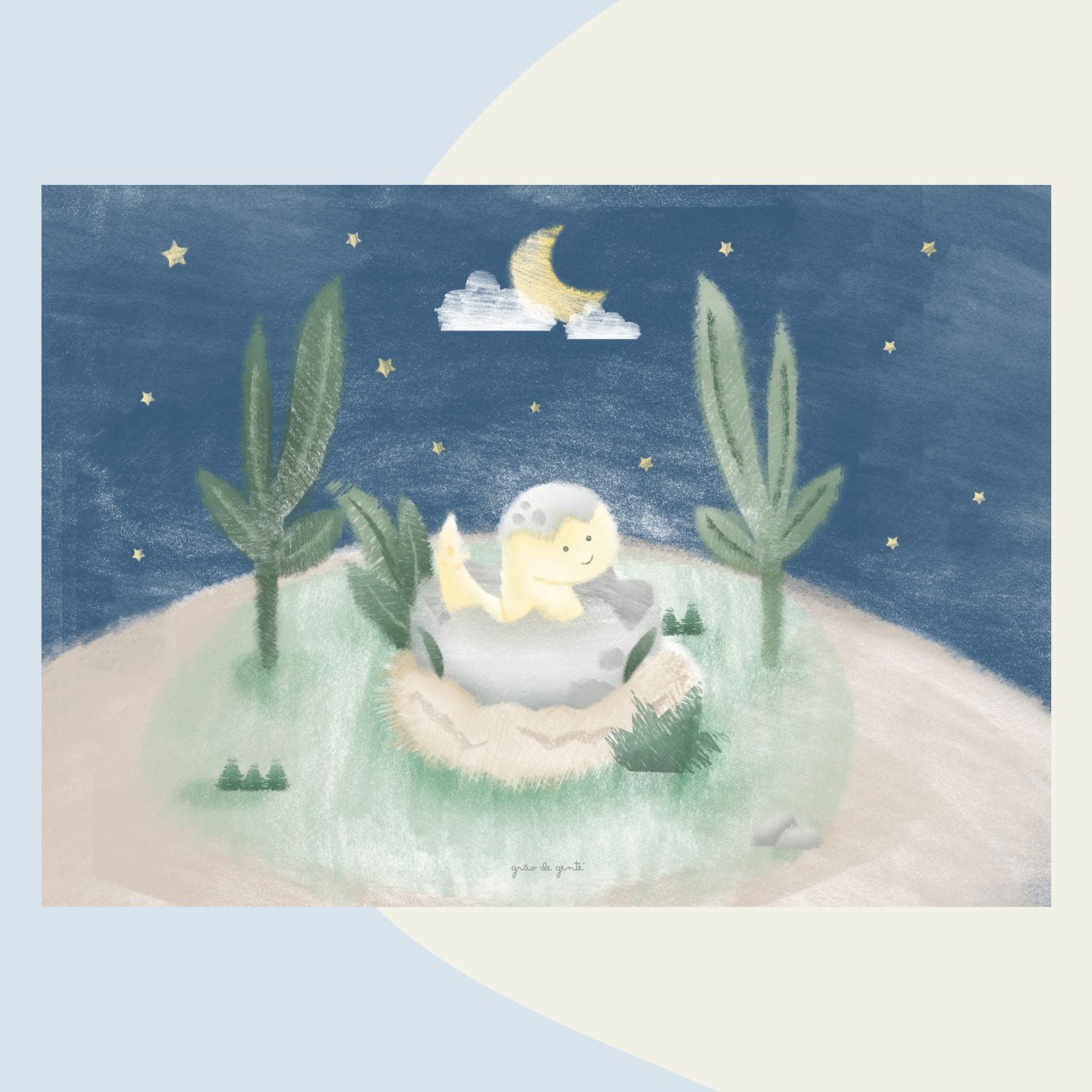 Kit Pôster Adesivo Dinossauros 5 peças